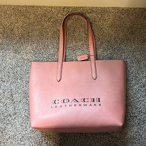 Pink Coach Tote Bag